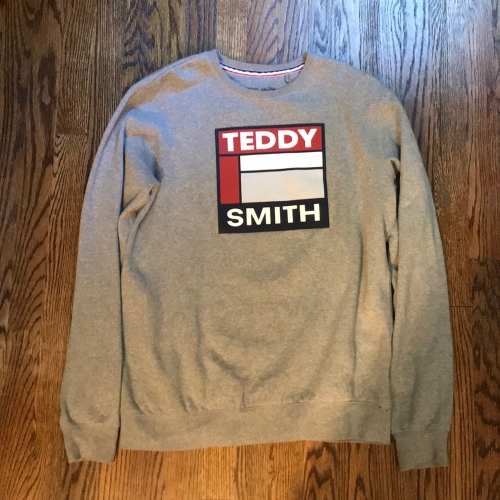 Teddy Smith (French brand) large grey crewneck